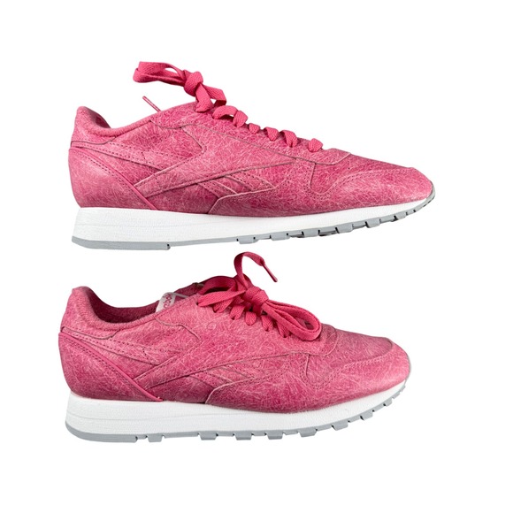 Reebok Shoes - Reebok Classic Leather Eames Astro Pink Distressed Sneakers FZ5860 Womens 7 NICE